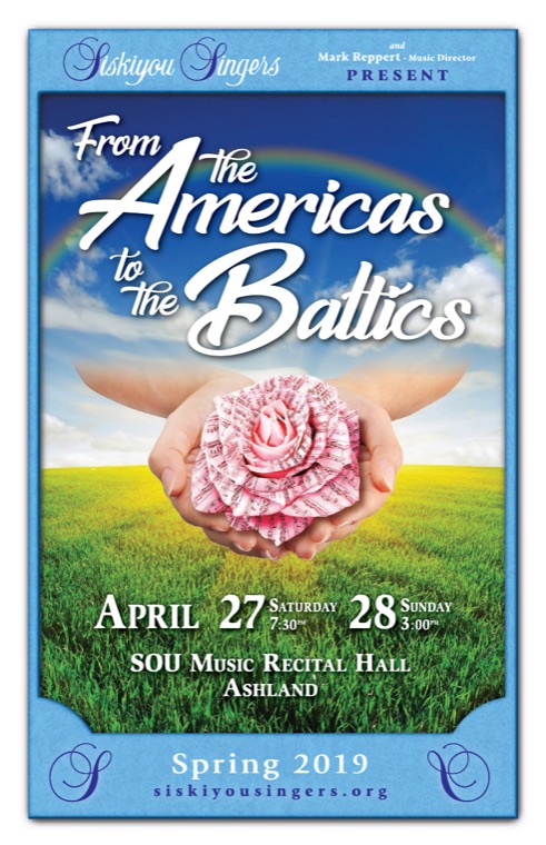 Concert program cover — From the Americas to the Baltics, April 27 and 28, 2019